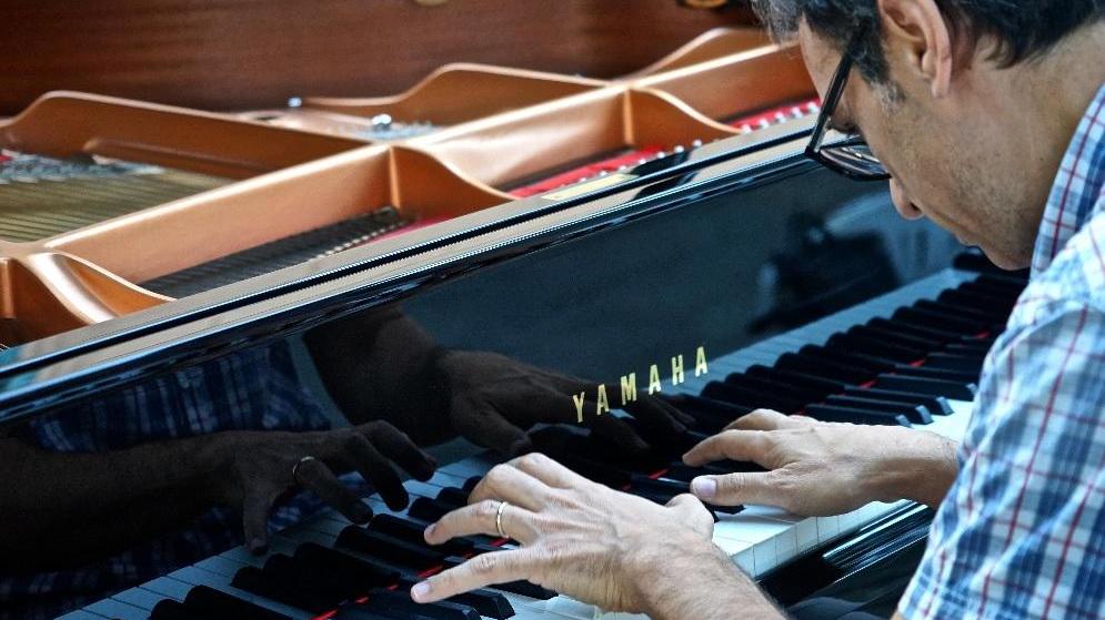 Il pianista Calogero Di Liberto (foto Beata Moczydlowska)