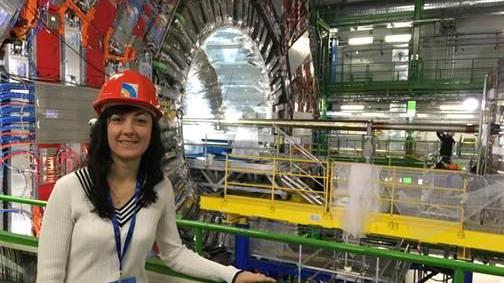 Stefania Gori, professoressa all'Università di Cincinnati: in questa foto è al Cern di Ginevra