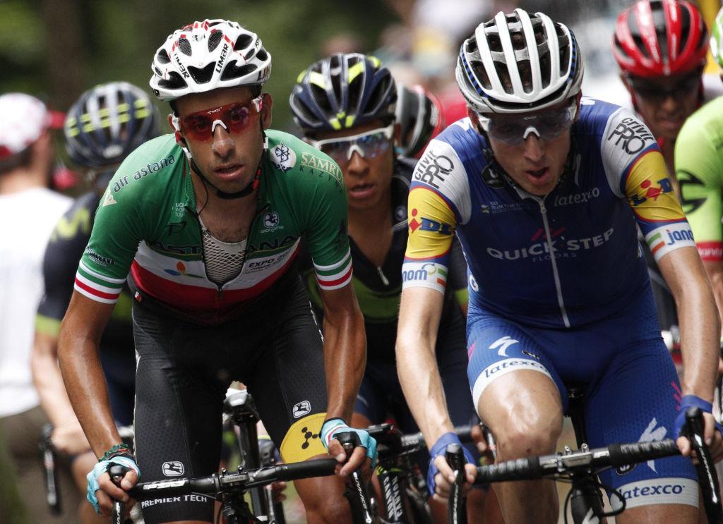 Fabio Aru durante la nona tappa del Tour de France