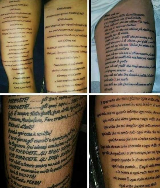 Tutto tatuato per il Kom