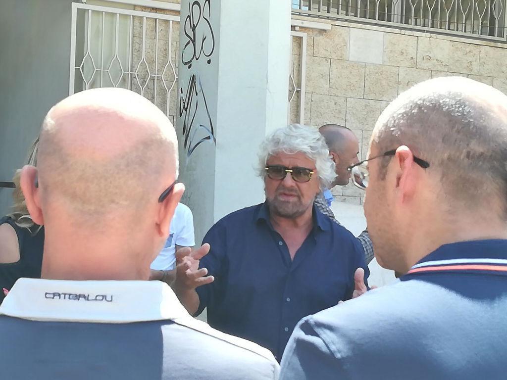 Beppe Grillo a Porto Torres