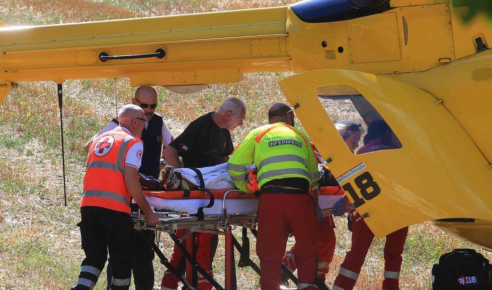 Cade dalla moutain-bike  Grave un ciclista 44enne  