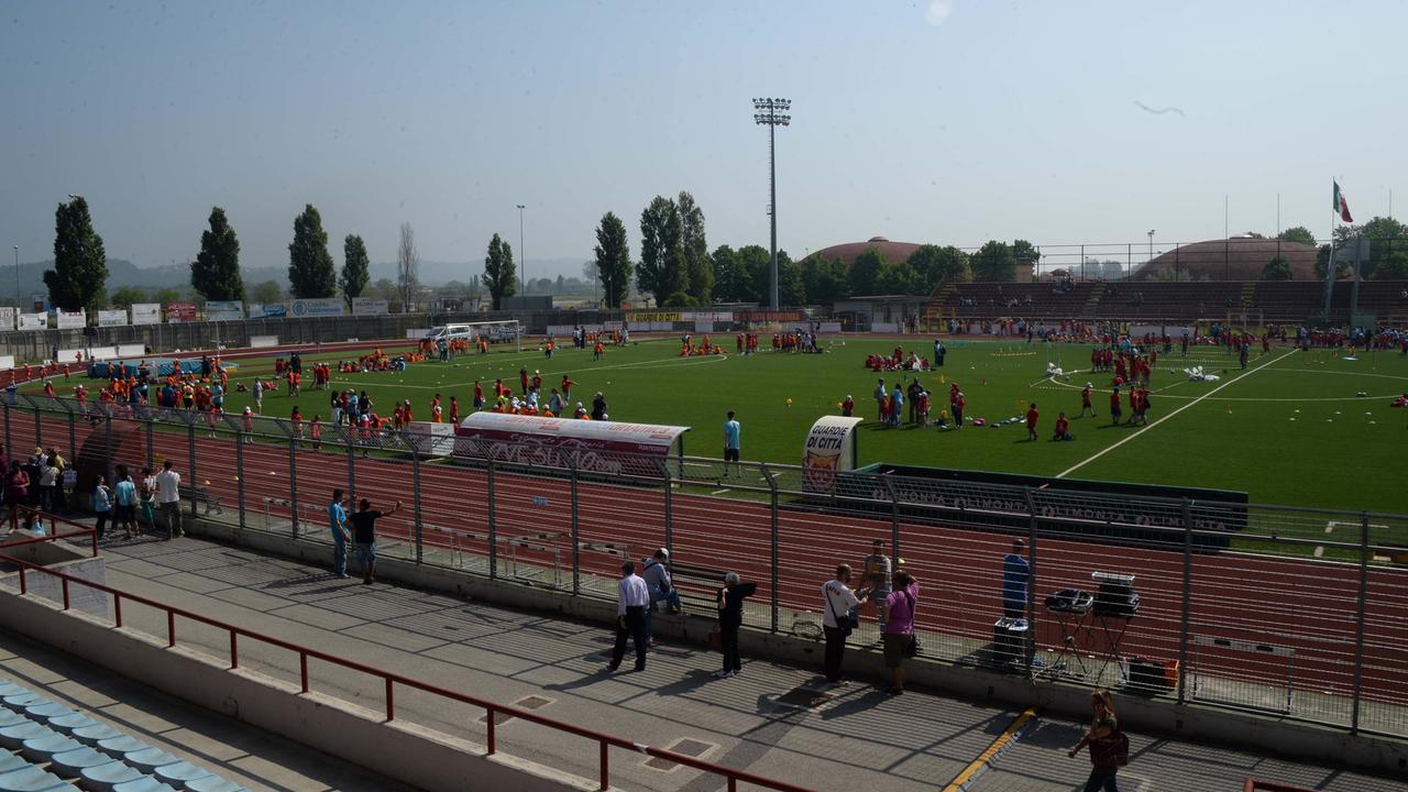 Lo stadio comunale Mannucci di Pontedera (foto Silvi)