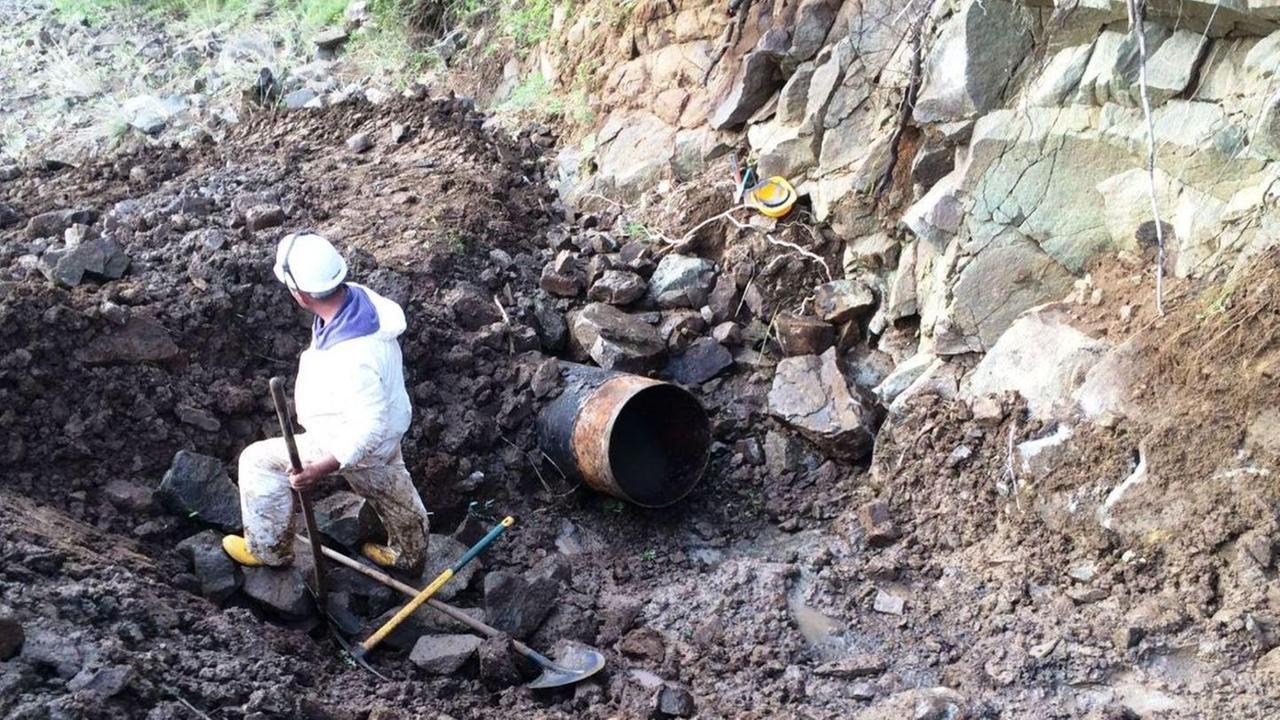 Bosa, danni alla condotta mezza città senz’acqua