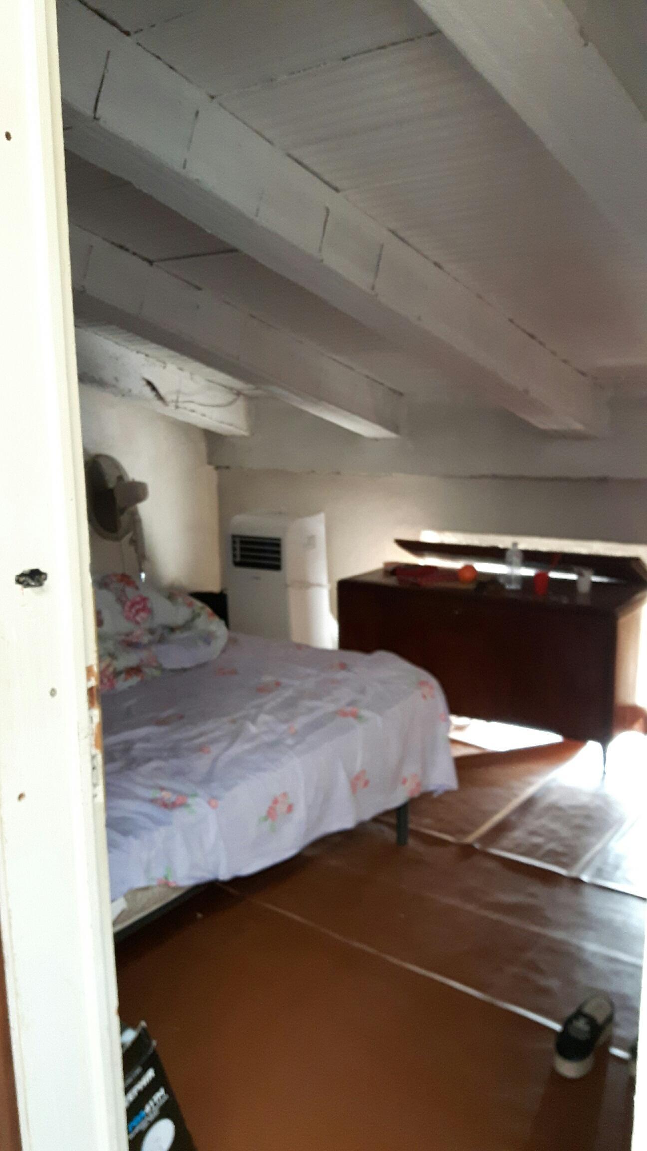 La soffitta trasformata in dormitorio