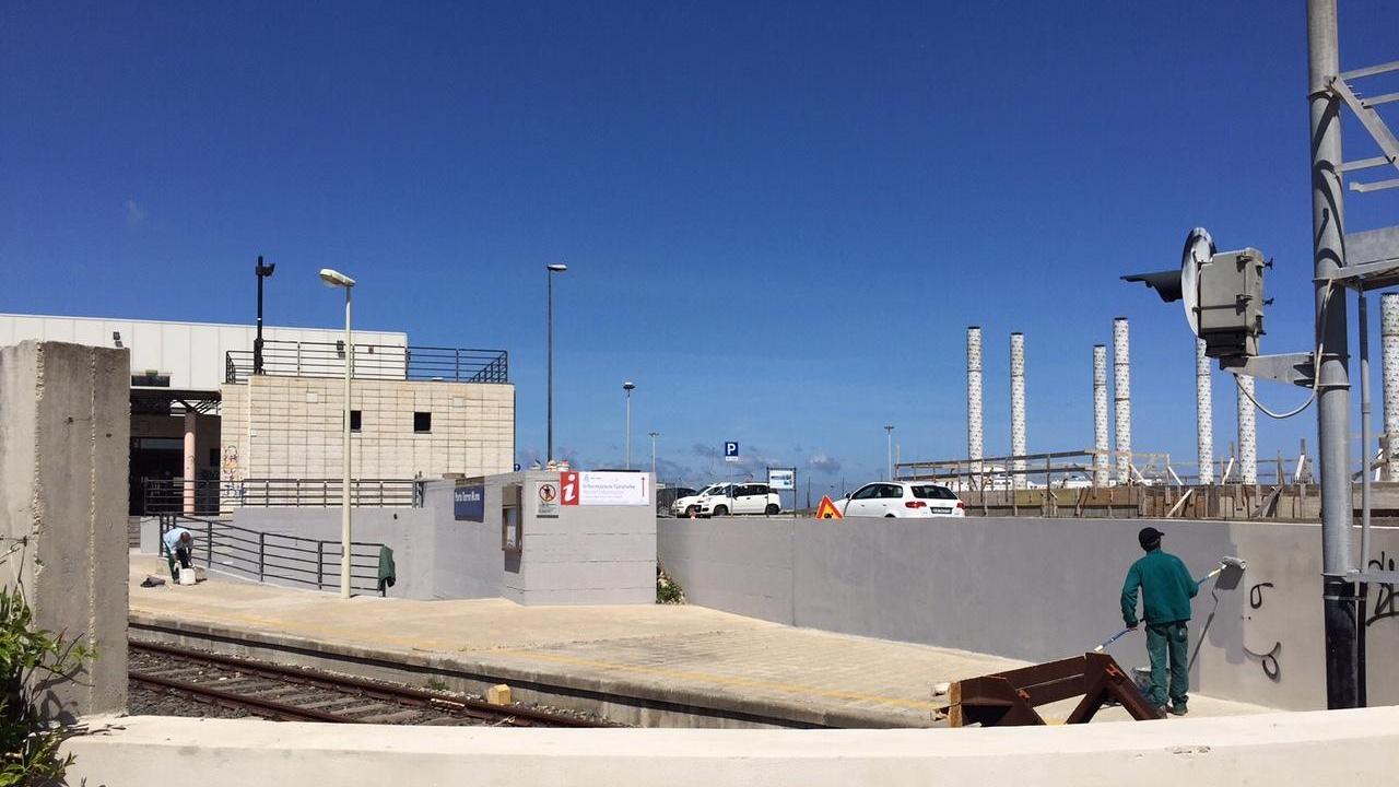 La stazione marittima di Porto Torres