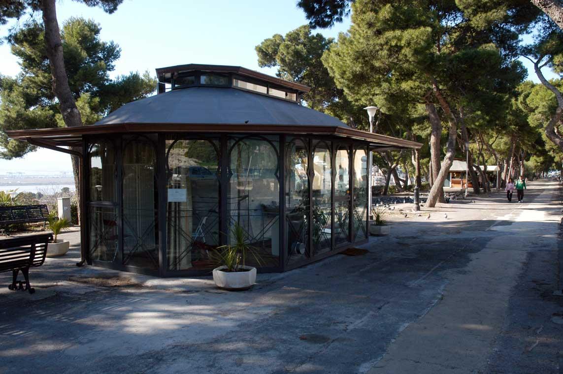 Viale Buoncammino dove è avvenuto il movimentato episodio