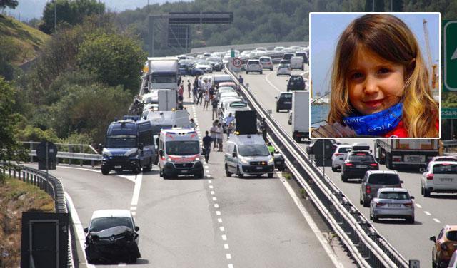 Il punto dell'incidente e la piccola morta