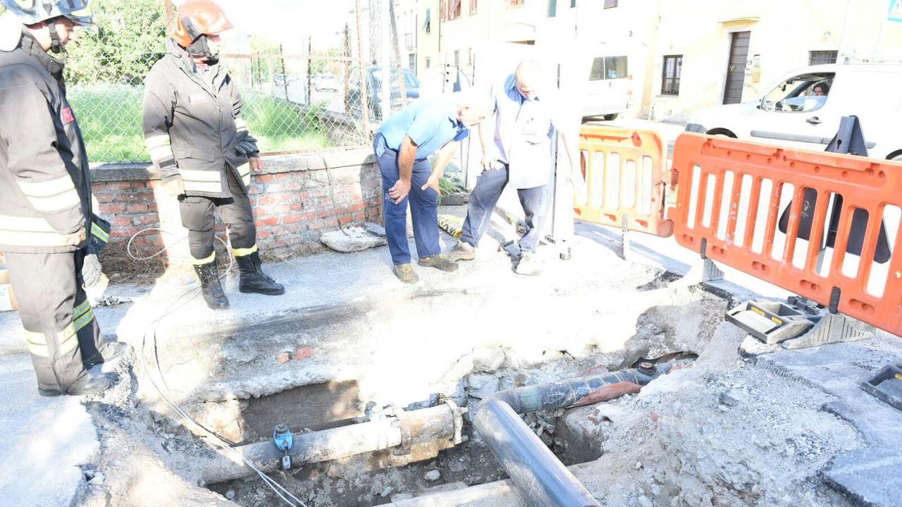 Il luogo in cui è avvenuto l'incidente (foto Sernacchioli)