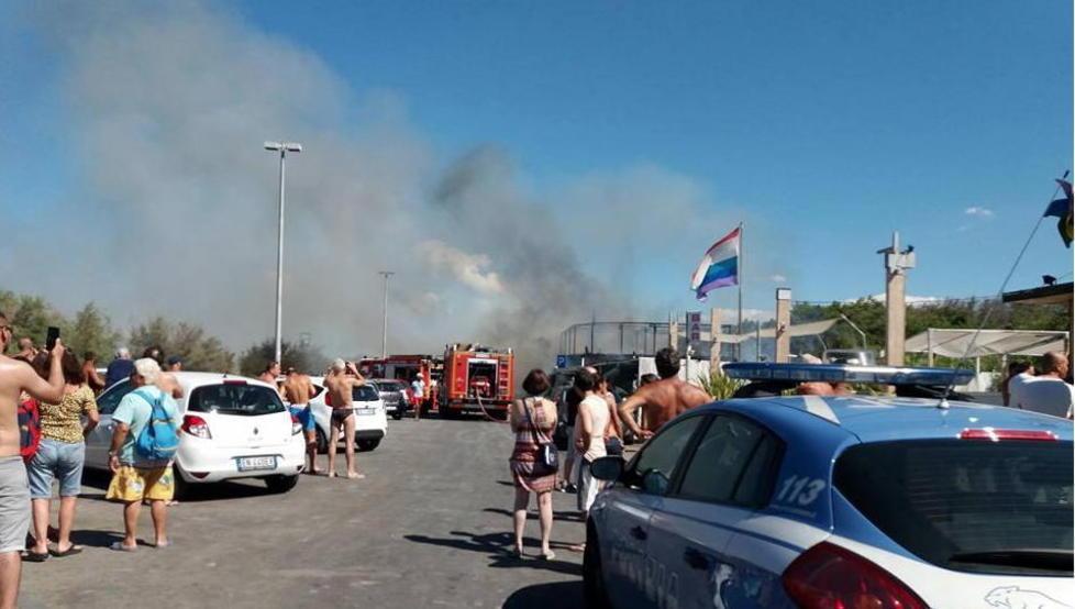 Distrutto dalle fiamme il ristorante Europa 