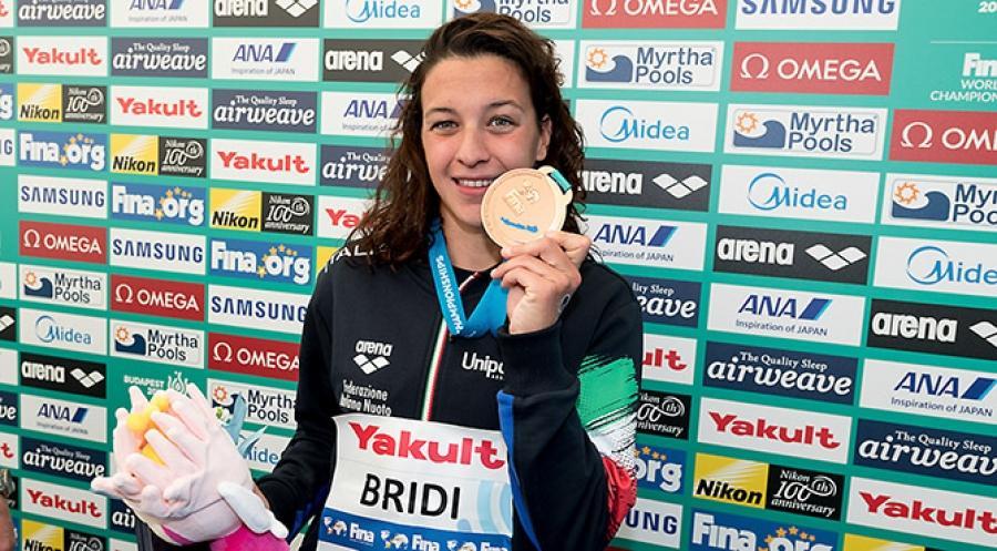 Mondiali di nuoto bronzi italiani per Bridi e Tocci