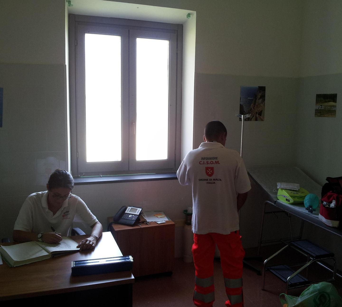 Parco, resta chiuso l’ambulatorio Cisom di Cala d’Oliva