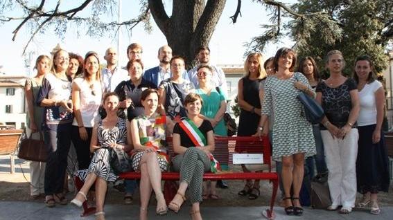 Panchina rossa contro il femminicidio