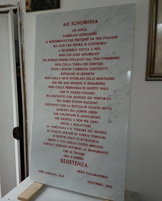 Una lapide per Piero Calamandrei 