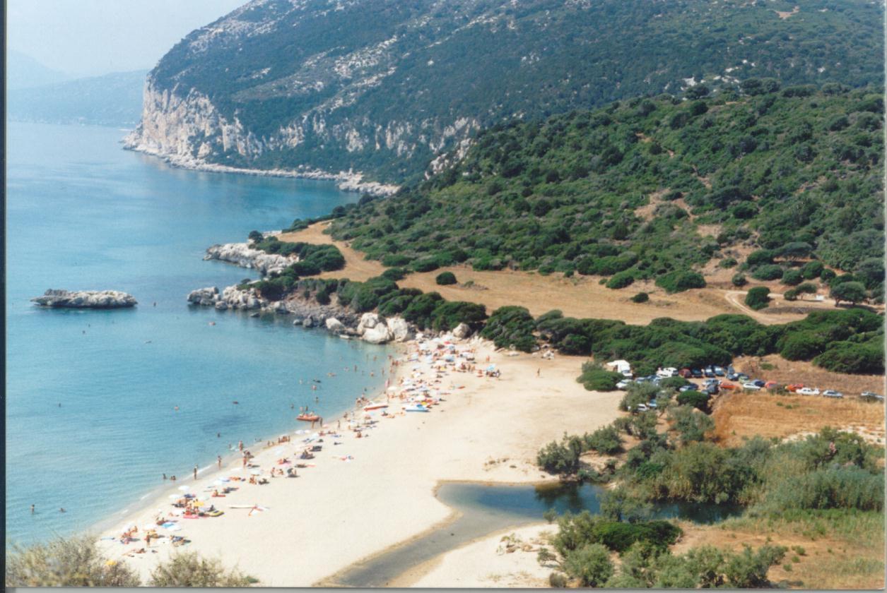 La spiaggia di Cartoe a Orosei