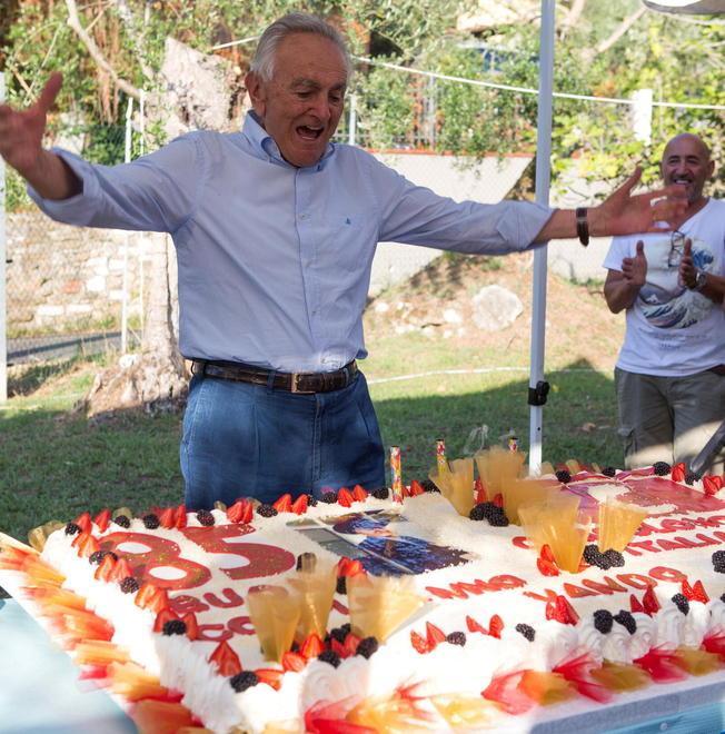 D’Angiolo fa 85 anni festa a sorpresa dei suoi dipendenti