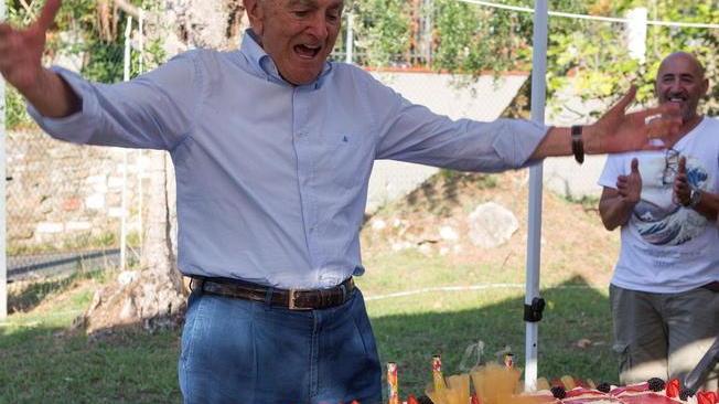 D’Angiolo fa 85 anni festa a sorpresa dei suoi dipendenti