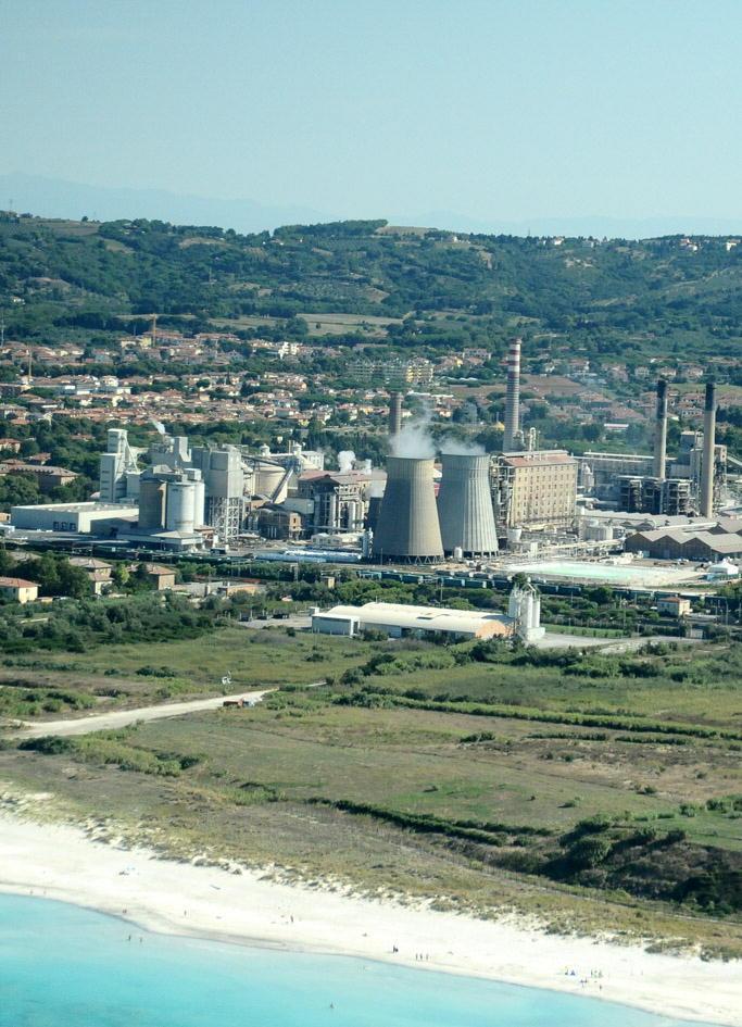 L'area industriale Solvay