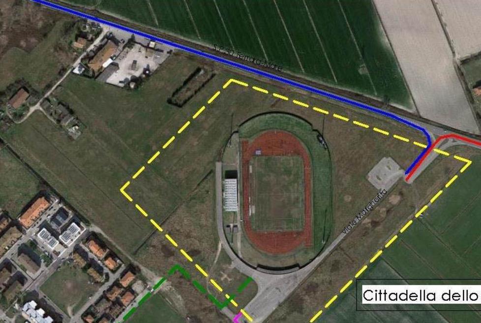 Cittadella dello sport Cantieri anche ad agosto