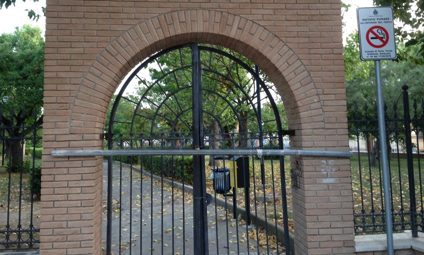 San Gavino, ingresso vietato al parco