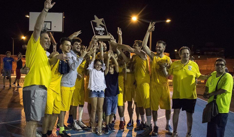 Basket, triplete dei Gialli al Torneo dei rioni 