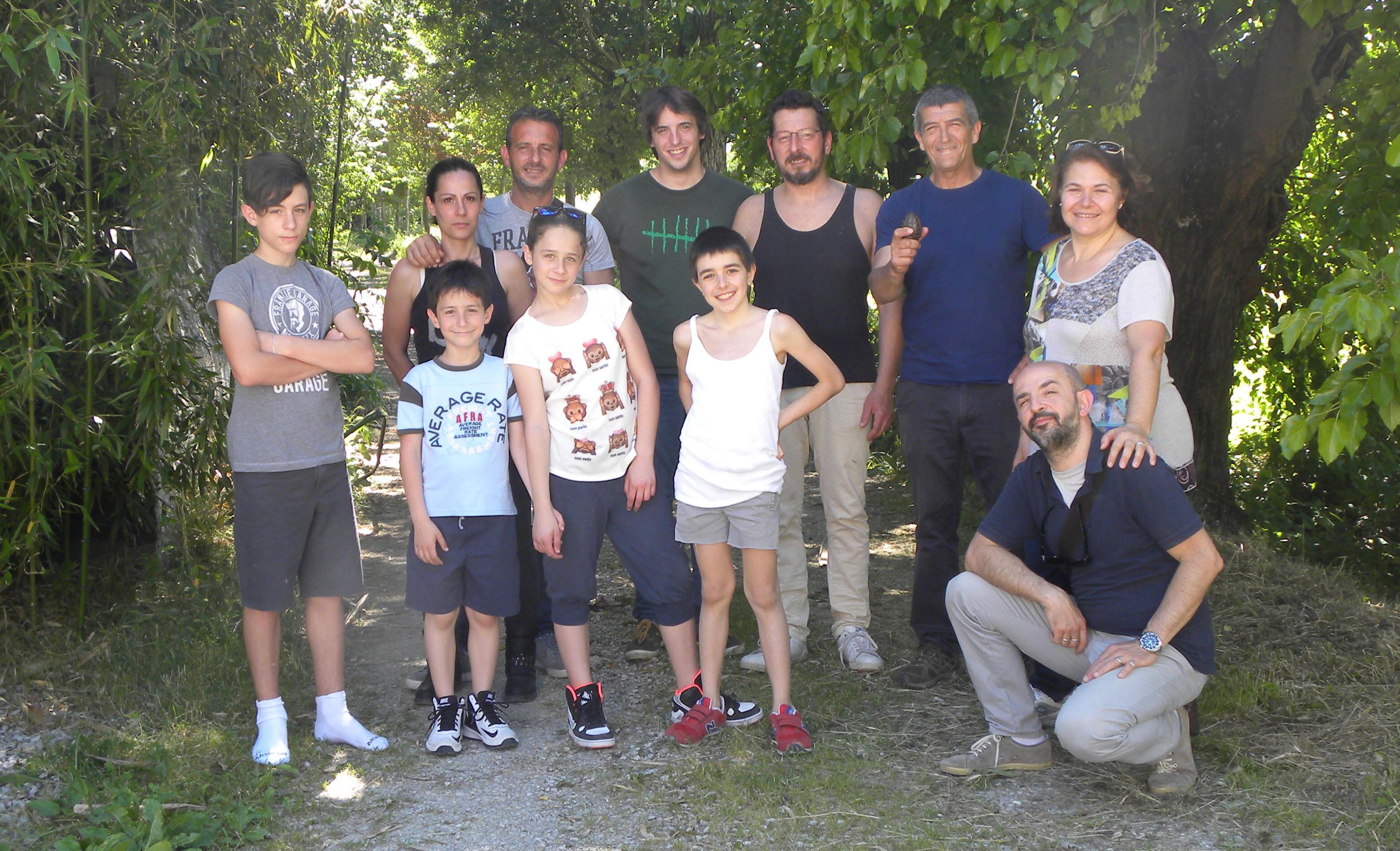 Foto di gruppo per registi e attori