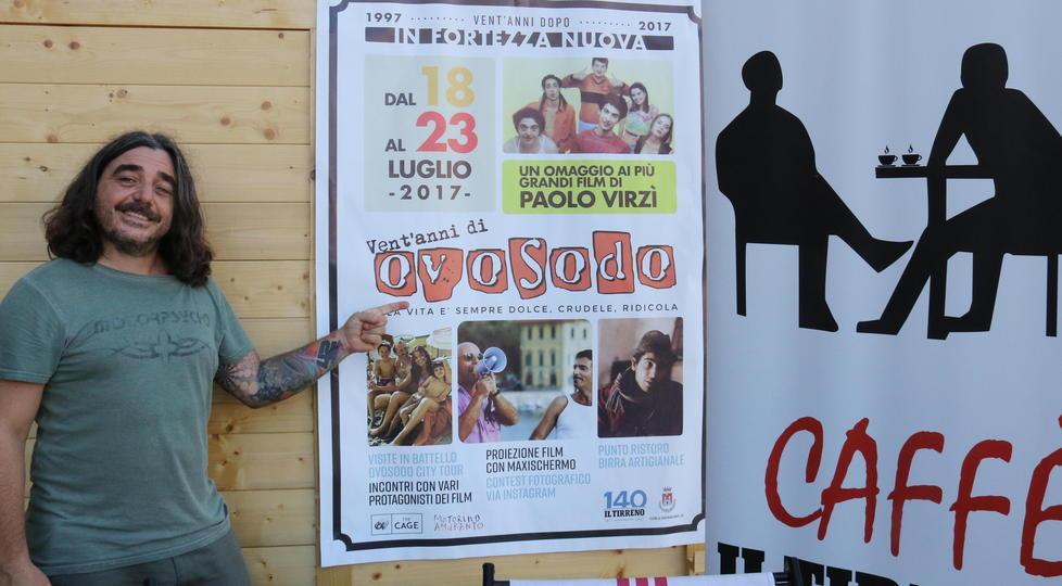 Isabella Cecchi e Michele Crestacci a Caffè Tirreno 