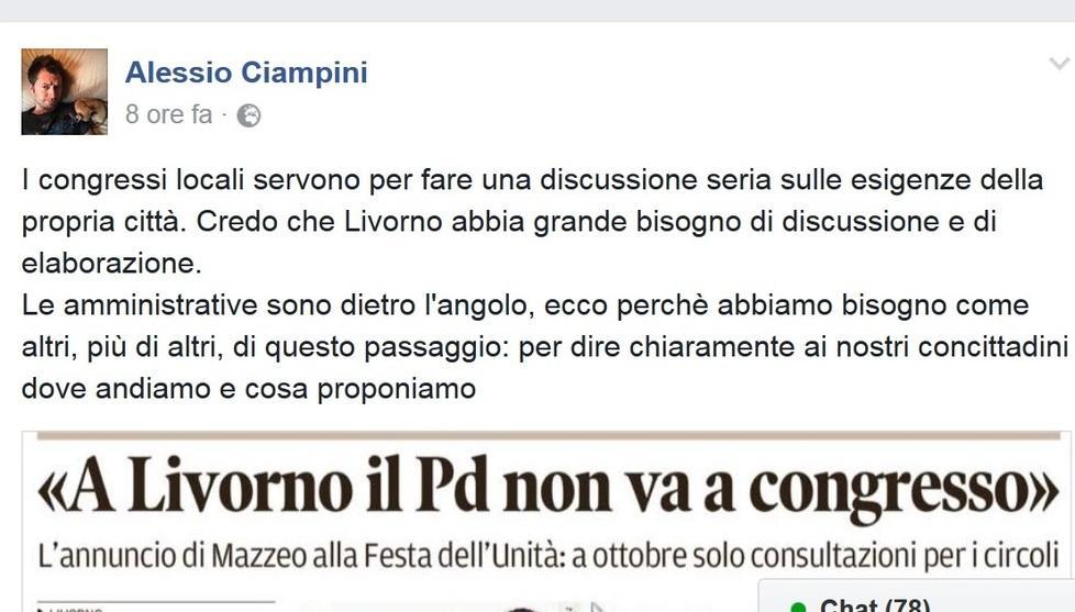 Niente congresso nel Pd. E scoppia la polemica 