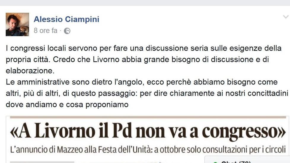 Niente congresso nel Pd. E scoppia la polemica