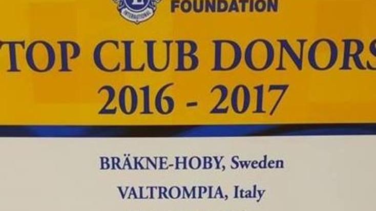 Lions tra i più generosi del mondo
