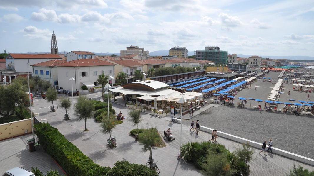 Una veduta di Marina di Cecina