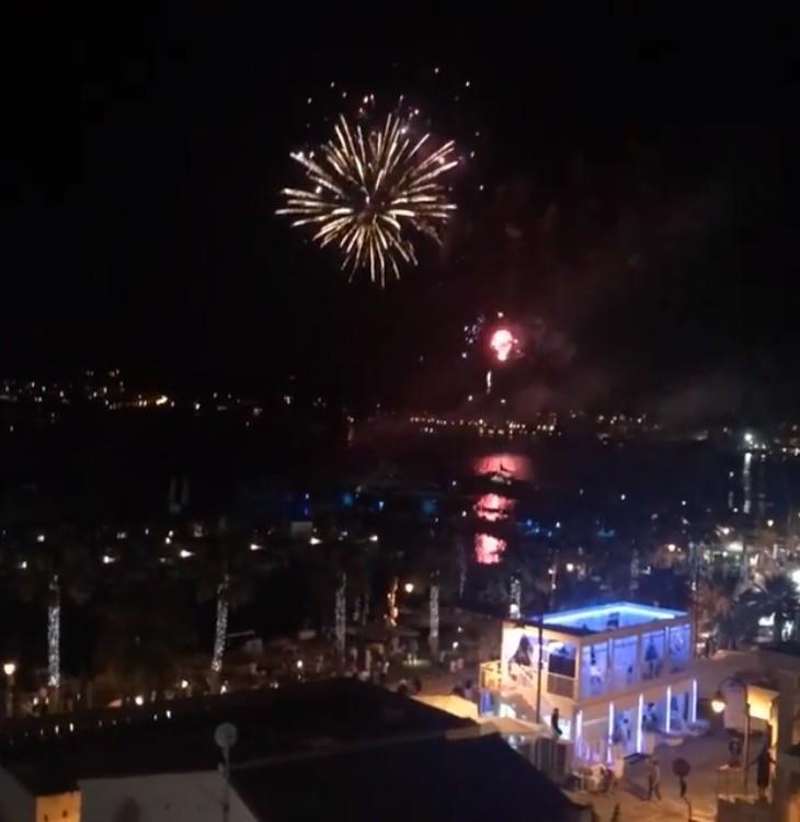 I fuochi d'artificio a Golfo Aranci