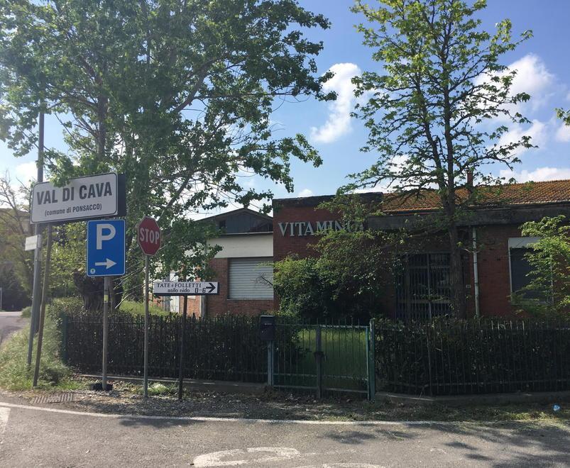 L'ingresso della frazione di Valdicava