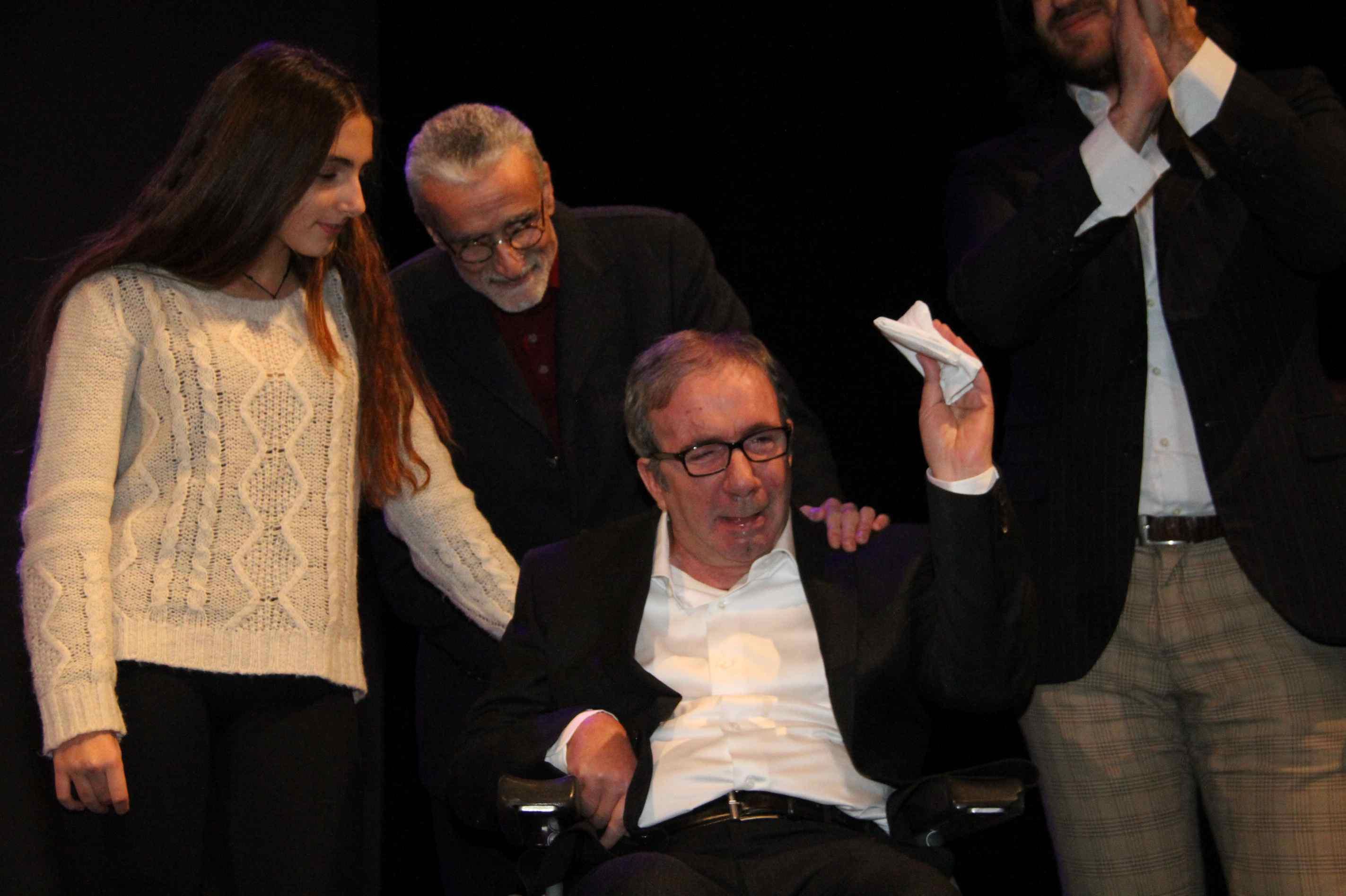 Ginevra Nuti insieme al padre Francesco e allo zio Giovanni