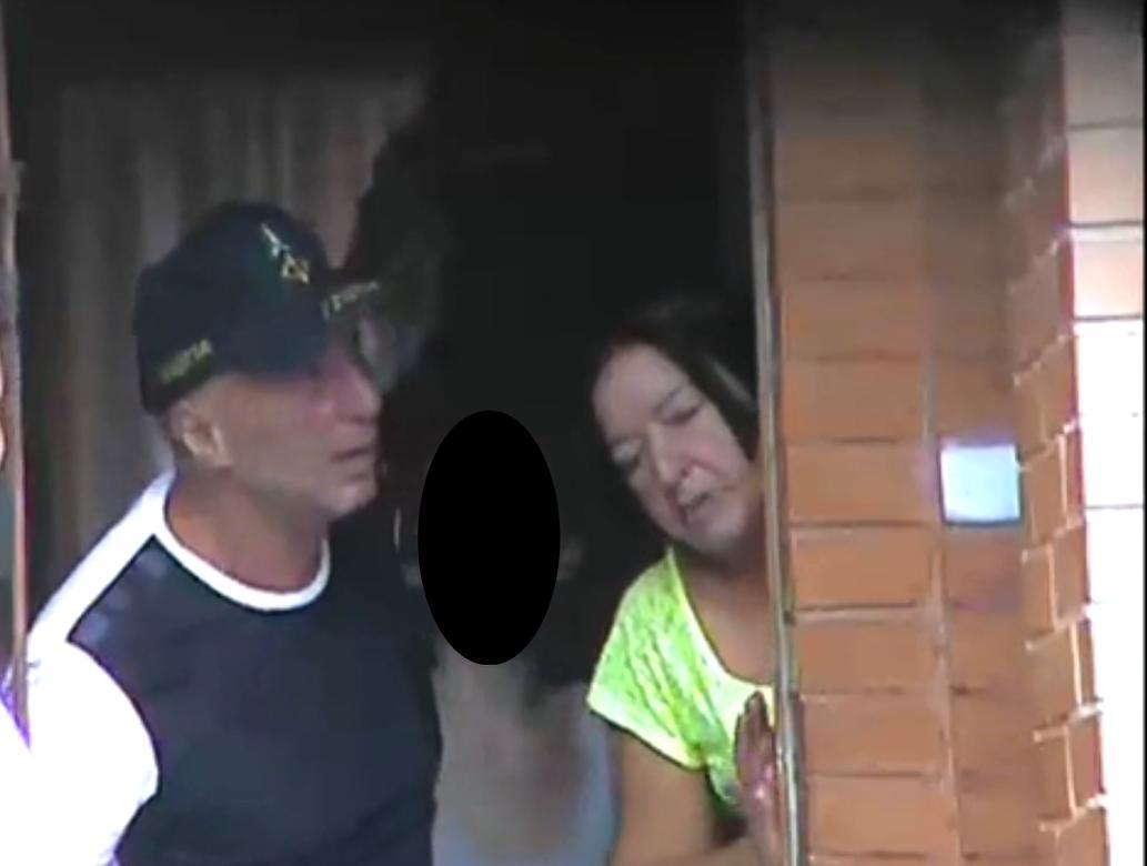 Il fotogramma in cui sono ripresi Johnny lo Zingaro e Giovanna Truzzi
