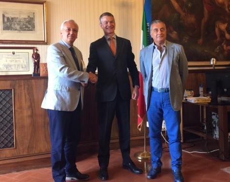 Il console Usa Wohlauer in visita ufficiale a Pisa