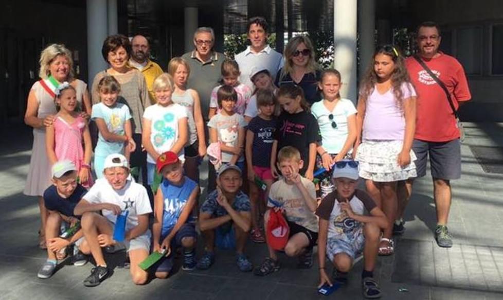 I bimbi bielorussi in vacanza nel Distretto