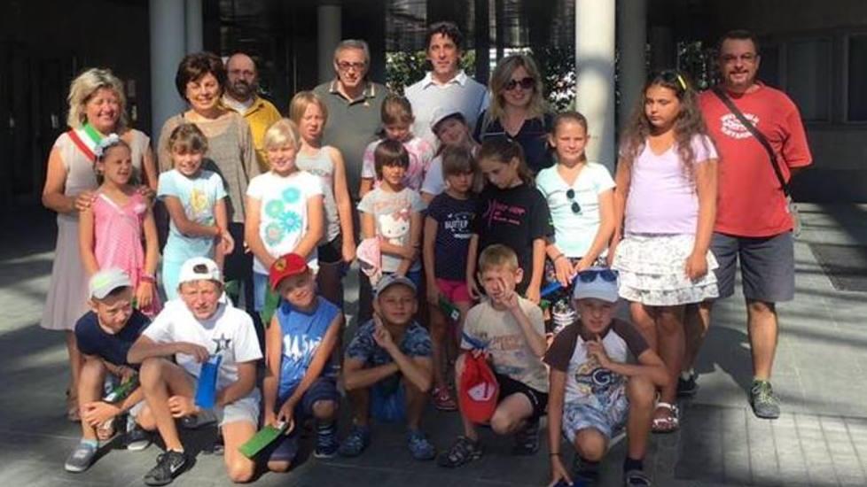 I bimbi bielorussi in vacanza nel Distretto