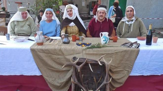 Figuranti del paese durante una passata edizione della manifestazione