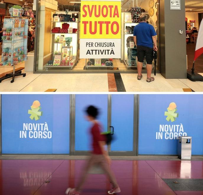 Al centro commerciale cambiano i negozi 