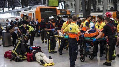 Incidente treno a Barcellona, 48 feriti
