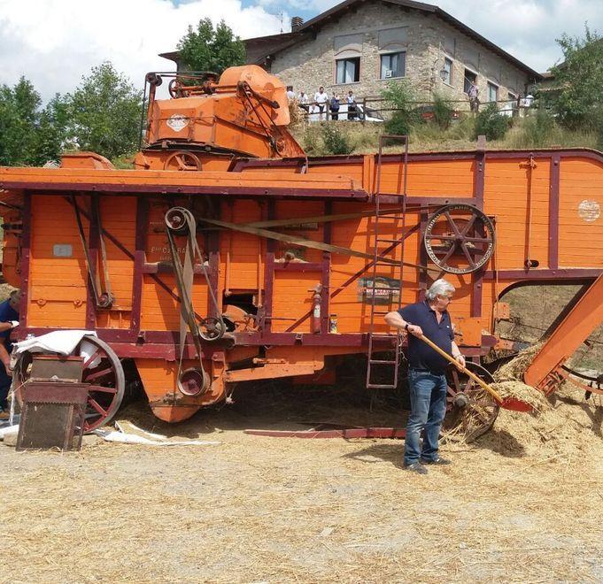 Da Pavullo a Palagano torna la trebbiatura come negli Anni Trenta
