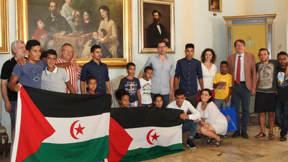 Ragazzi Saharawi ricevuti in Comune