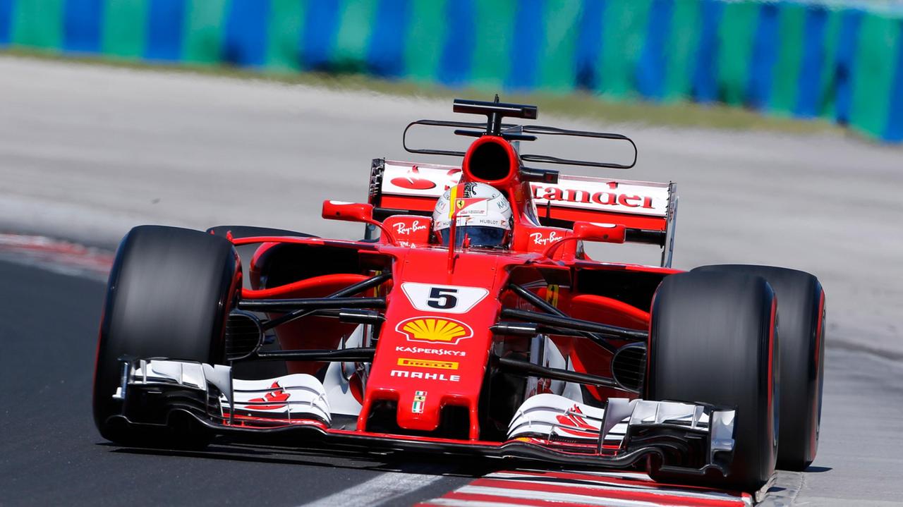 Gp Ungheria, prima fila tutta Ferrari