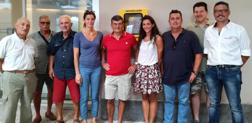 Biblioteca più sicura, un defibrillatore al centro Le Creste 