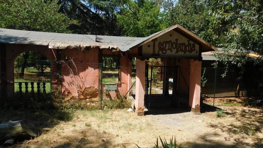 Legnolandia, il parco di laboratori e giochi ora lasciato a marcire
