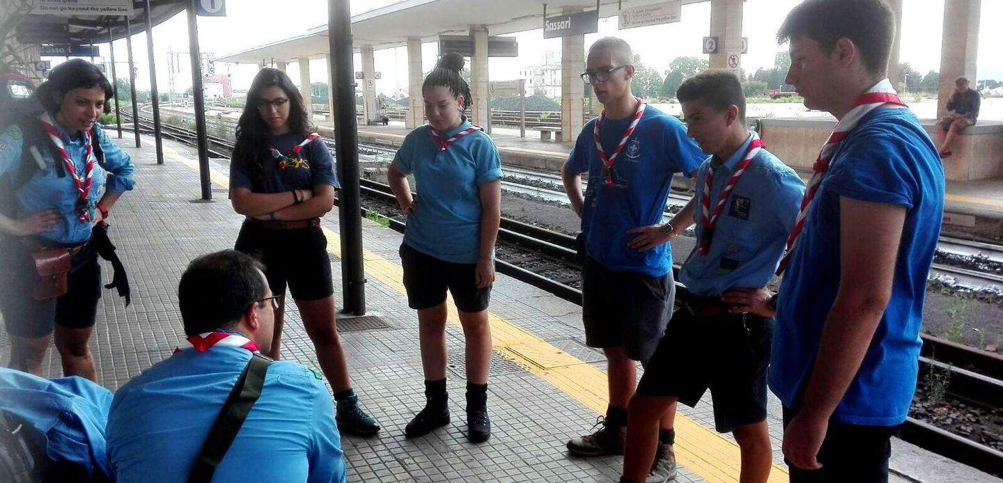 Gli scout in campeggio nella zona colpita dal terremoto