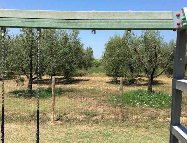 Una veduta del parco giochi