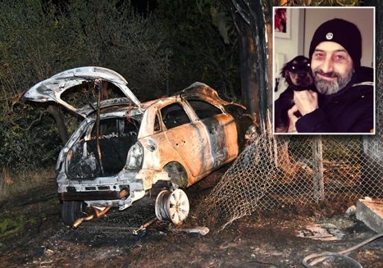 Morto nel rogo dell'auto, il ricordo del figlio