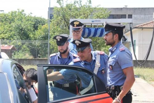 Il momento dell'arresto